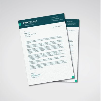 antetli kağıt baskı